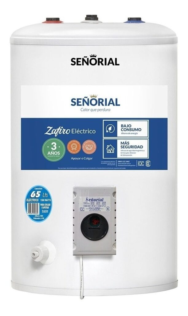 TERMOTANQUE SEÑORIAL 65 EL  -  50 litros